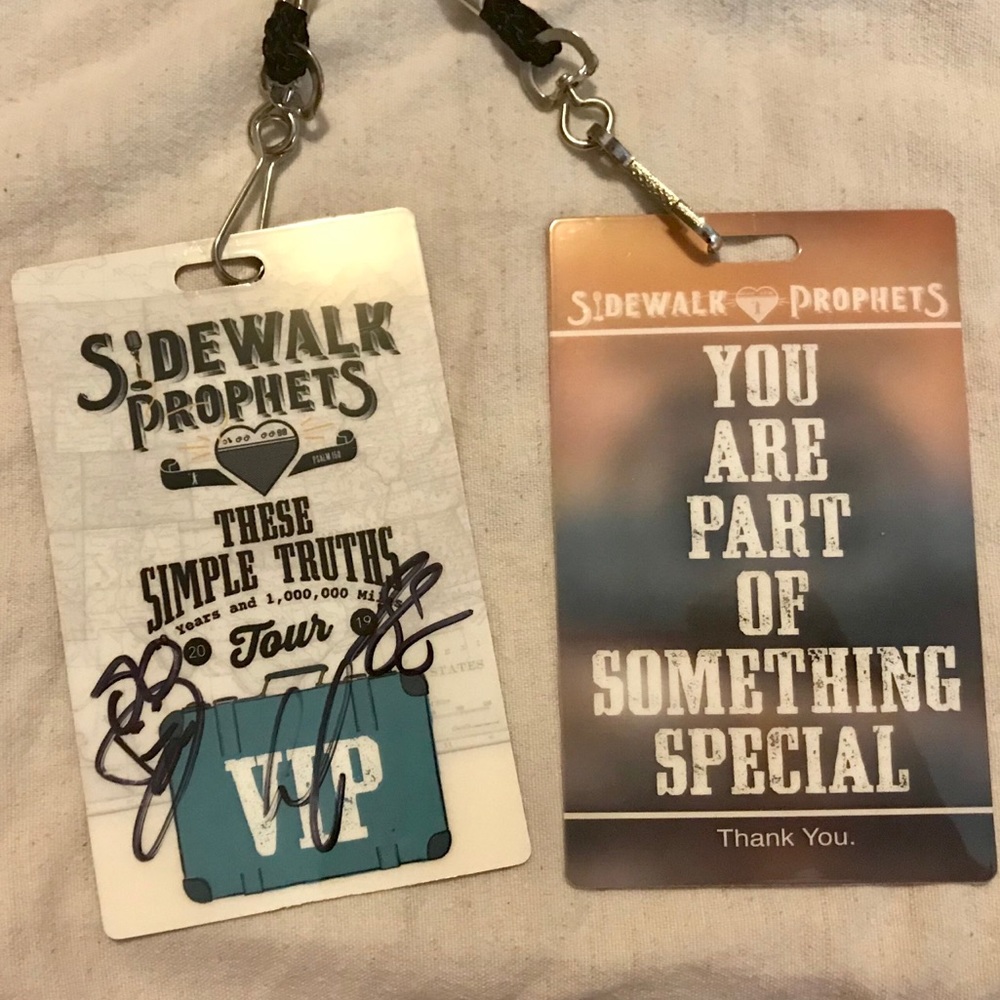 Sidewalk Prophets Passes - Picture 1 of 2